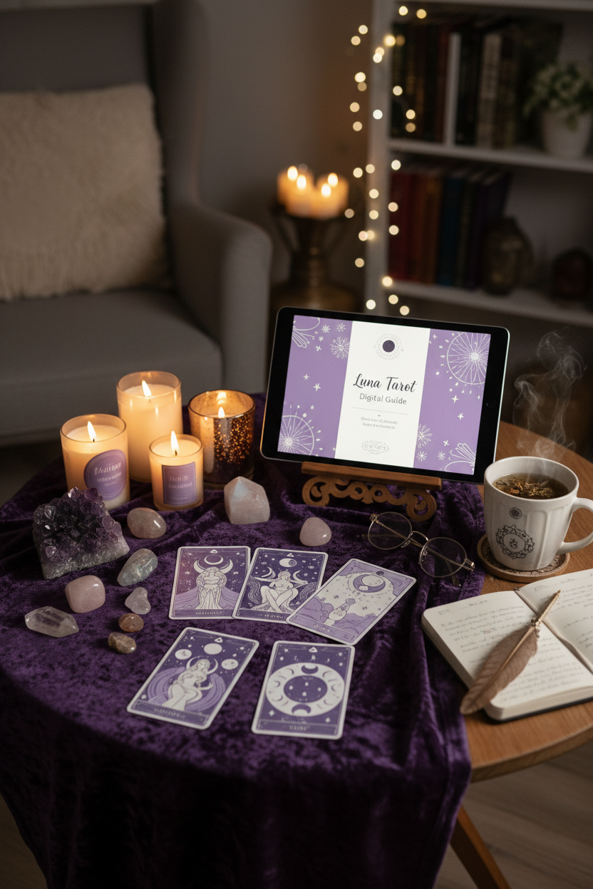 Espacio Espiritual con Tarot de la Luna