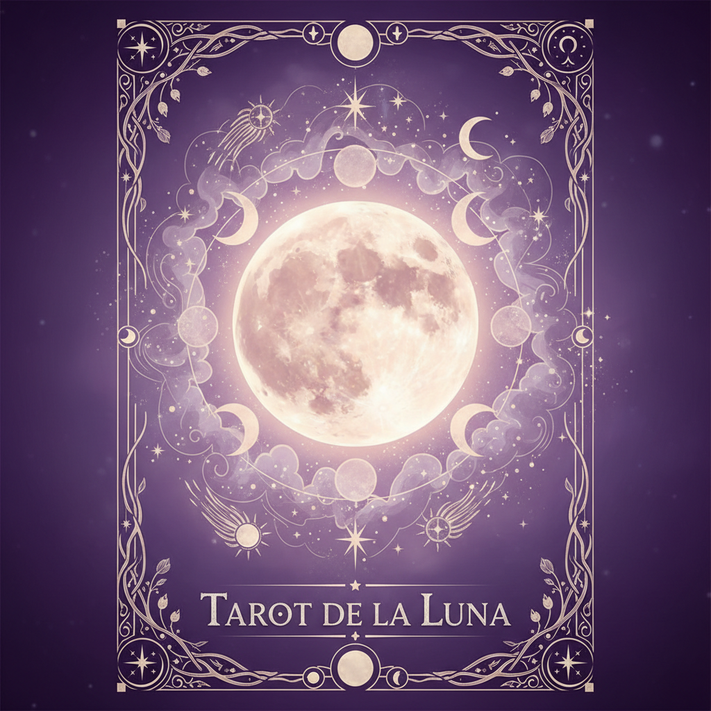 Tarot de la Luna - Kit Completo de Lectura Energética